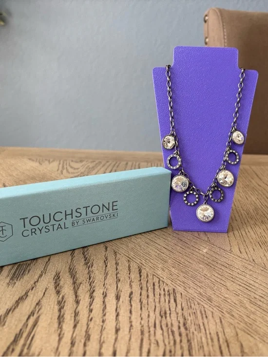 Touchstone Crystal by Swarovski Necklace-NWOT - Picture 2 of 4